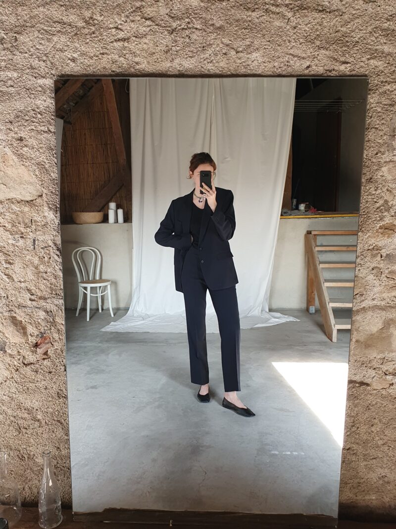 2 piece oversize suit, vintage fashion