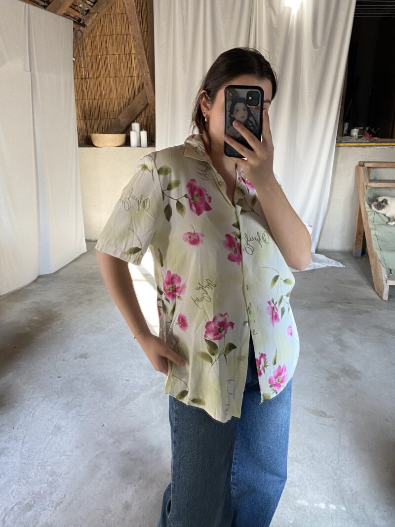 pastel shirt, vintage fashion