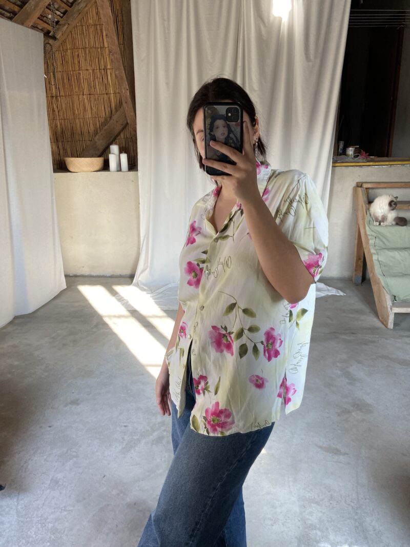 pastel shirt, vintage fashion